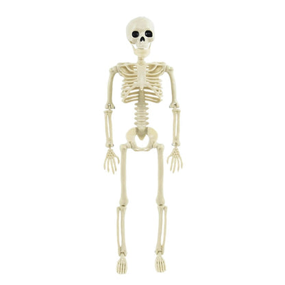 Halloween Movable Skeleton Fake Human Skull Bones Halloween Party Home Bar Decorations Haunted House Horror Props Ornament Toys