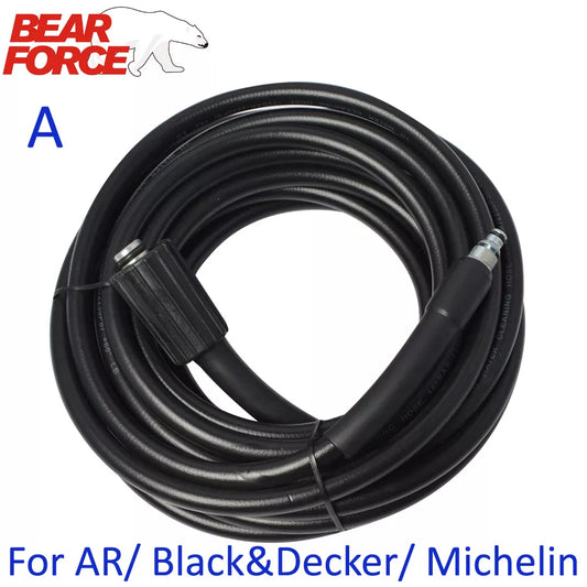 6~10m High Pressure Water Cleaning Hose Pipe Cord Pressure Washer Hose for AR Blue Michelin Black & Decker Makita MAC Allister
