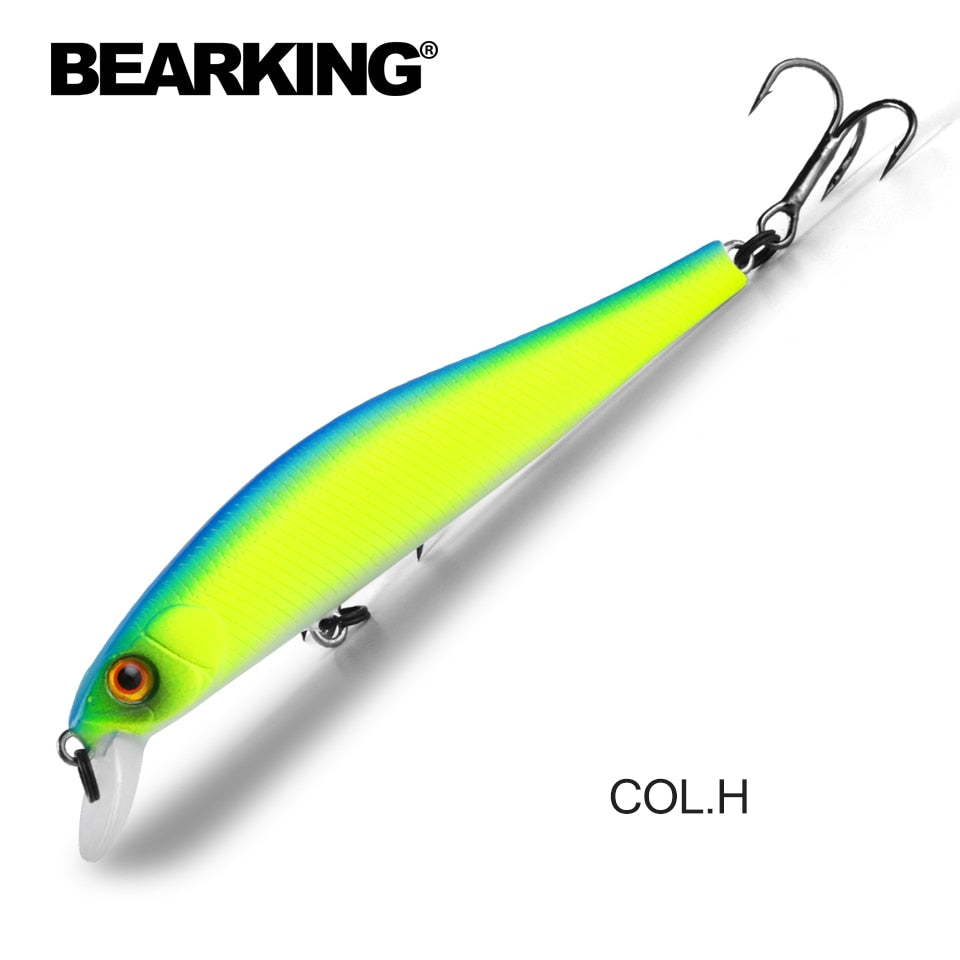 BEARKING 9cm 10g Hot Fishing Gear Shone SP Lures Minnow Crank ,Tungsten Magnet Weight System Wobbler Bait Isca Artificial