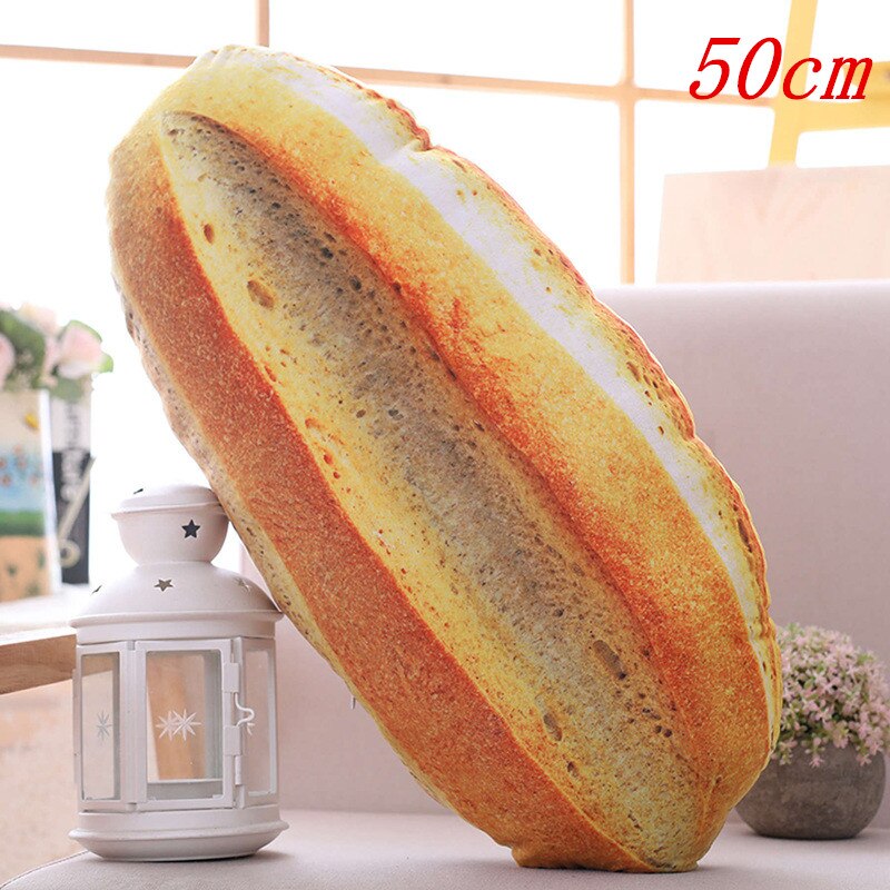 Creative Simulational Plush Bread Burger Shape Pillow Funny Food Nap Pillow and Cushion Kids Toy Birthday