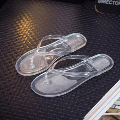 LCIZRONG Cartoon 13 Styles Women Jelly Flip Flops 36-41 Size Beach Flat Slippers Fashion Fruit Transparent Animal Creative Shoes