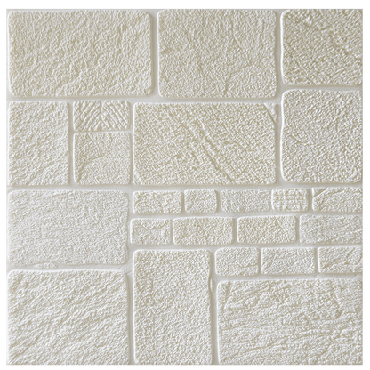 3D Wall Stickers Thick Sandstone Self-Adhesive Wallpaper Brick Pattern Collision Living Room Wall Stickers Bedroom Net Red Room