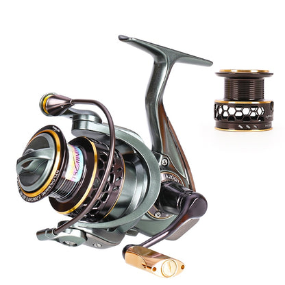 TSURINOYA 2 Spool Spinning Fishing Reel JAGUAR 1000 2000 3000 185G 6KG Max Carbon Drag Carp Saltwater Reel Bass Pike Wheel