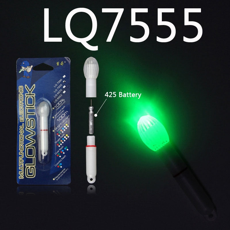 ICERIO 6PCS Electronic Light Sticks Night Fishing Float Rod Light Water Proof Fish Gathering Glow Lamp Lights Luminous Sticks