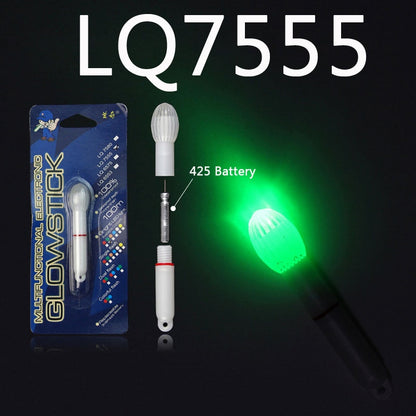 ICERIO 6PCS Electronic Light Sticks Night Fishing Float Rod Light Water Proof Fish Gathering Glow Lamp Lights Luminous Sticks