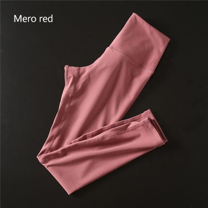 Super Stretchy Gym Tights Tummy Control Yoga Pants With Hidden Pocket High Waist Sport Leggings Push Up Running Pants Women