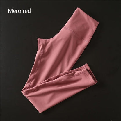 Super Stretchy Gym Tights Tummy Control Yoga Pants With Hidden Pocket High Waist Sport Leggings Push Up Running Pants Women