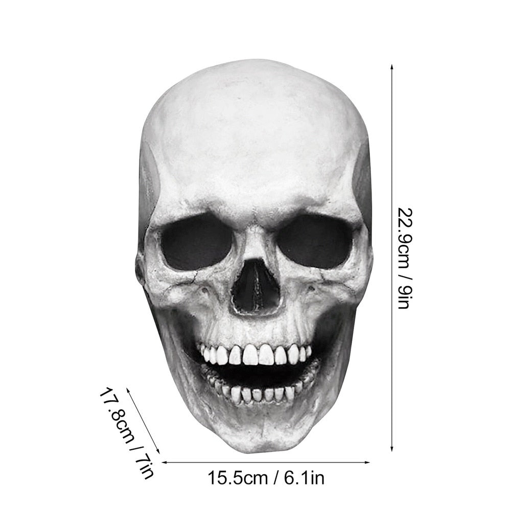 Halloween Mask Movable Jaw Full Head Skull Mask Halloween Decoration Horror Scary Mask Cosplay Party Decor 2023 Skull Helmet
