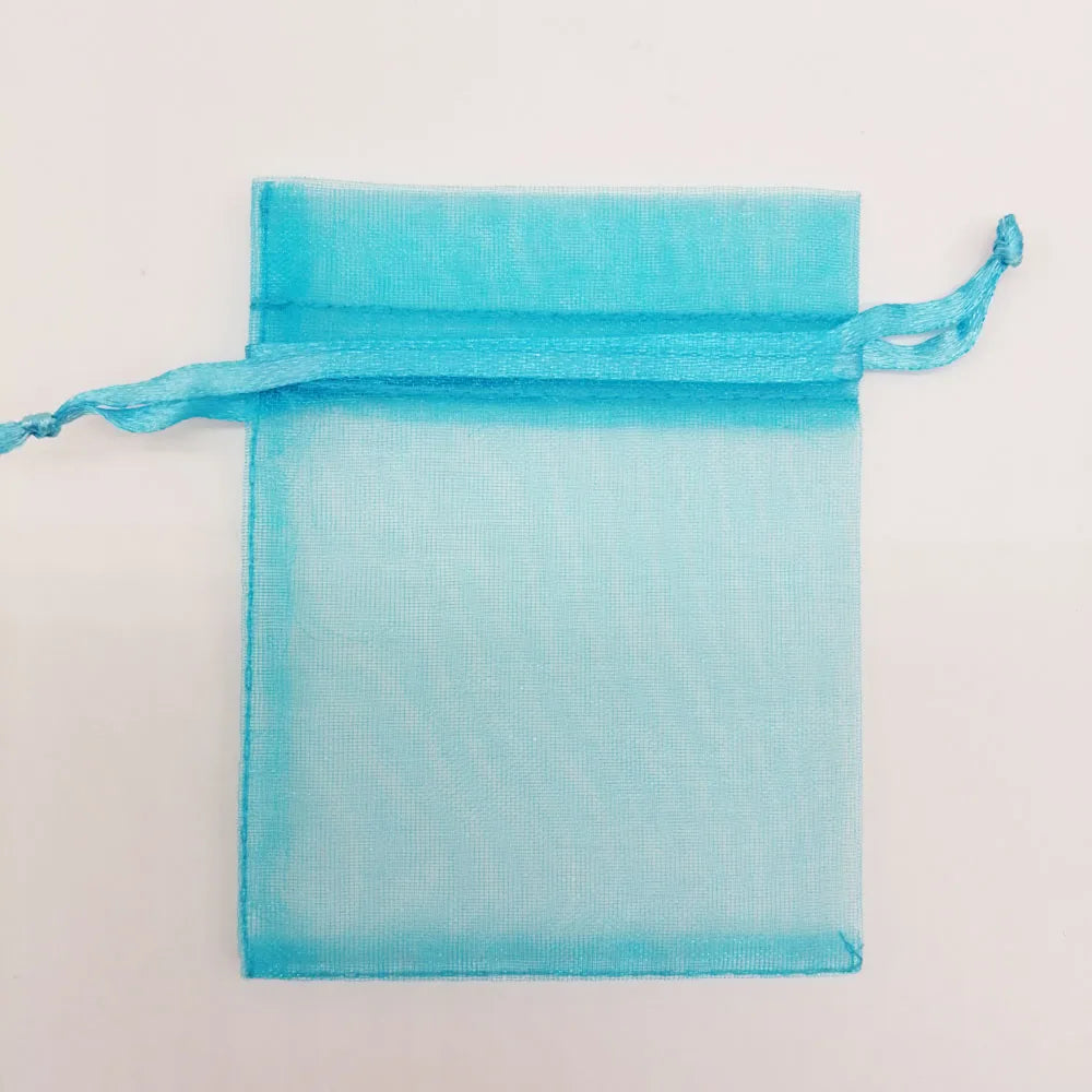 100pcs/Lot 5x7/7x9/10x15cm Organza Jewelry Bags Pouch Organza Drawstring Bag Jewelry Packaging for Jewelry Pouches Jewellery Bag