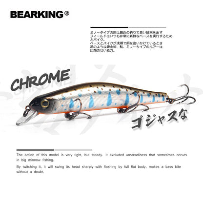 BEARKING 11cm 17g  Magnet System SP Top Hard Fishing Lures Minnow Quality Baits Wobblers Fishing Tackles