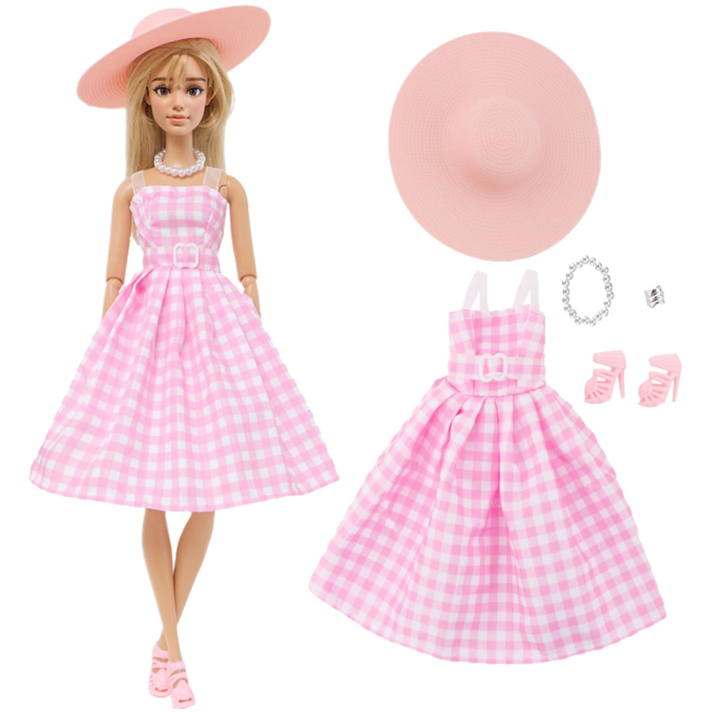 1x Doll Clothes Fashion Dress Daily Wear Skirt Party Gown Blouse Pants Clothes for Barbie Doll Accessories Lovely Girl Baby Toys
