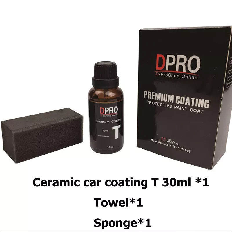 Dpro 9H Graphene Coating Ceramic Car Coating T Set Nano Coats Liquid Glass Anti-Scratch Car Polish Ceramic Coat for 2 Cars
