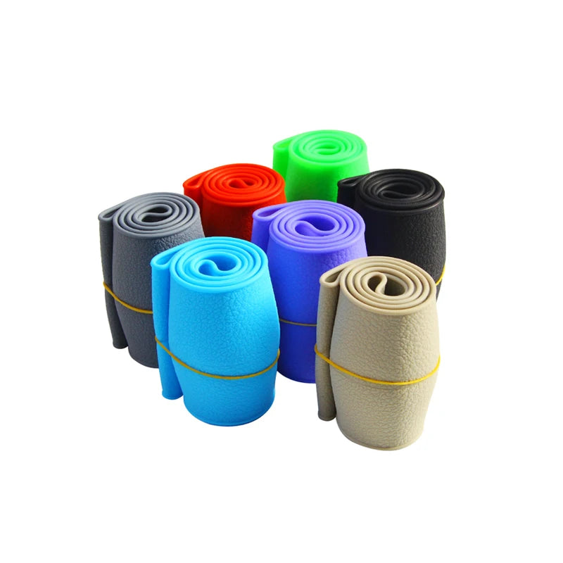 Car Styling Silicone Steering Wheel Glove Cover Automobiles Steering Wheel Hubs Accessories for Honda Toyota BMW LADA KIA Etc.