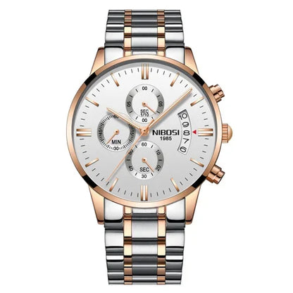 NIBOSI Relogio Masculino Men Watches Luxury Famous Top Brand Men's Fashion Casual Dress Watch Military Quartz Wristwatches Saat