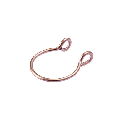1-5pcs Steel 20G Dainty Faux Nose Rings Fake Septum Rings Hoop Nostril Piercing Fake Clip on Nose Rings Oreja Piercings Jewelry