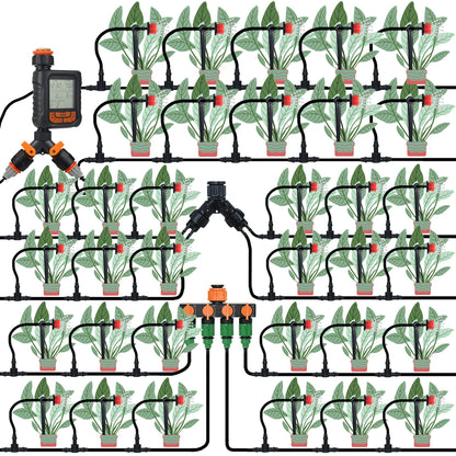 50-200pcs Durable 1/4'' C-Type Hook Fixed Stem Support Holder Stakes for 4/7mm Hose Flowerpot Drip Irrigation Fitting Greenhouse