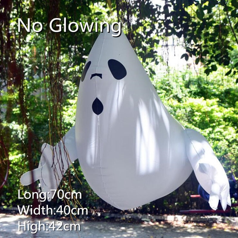 Large Christmas Halloween Outdoor Decoration Thick Inflatable Pumpkin PVC Hanging Halloween Party Bar Haunted House Decoration