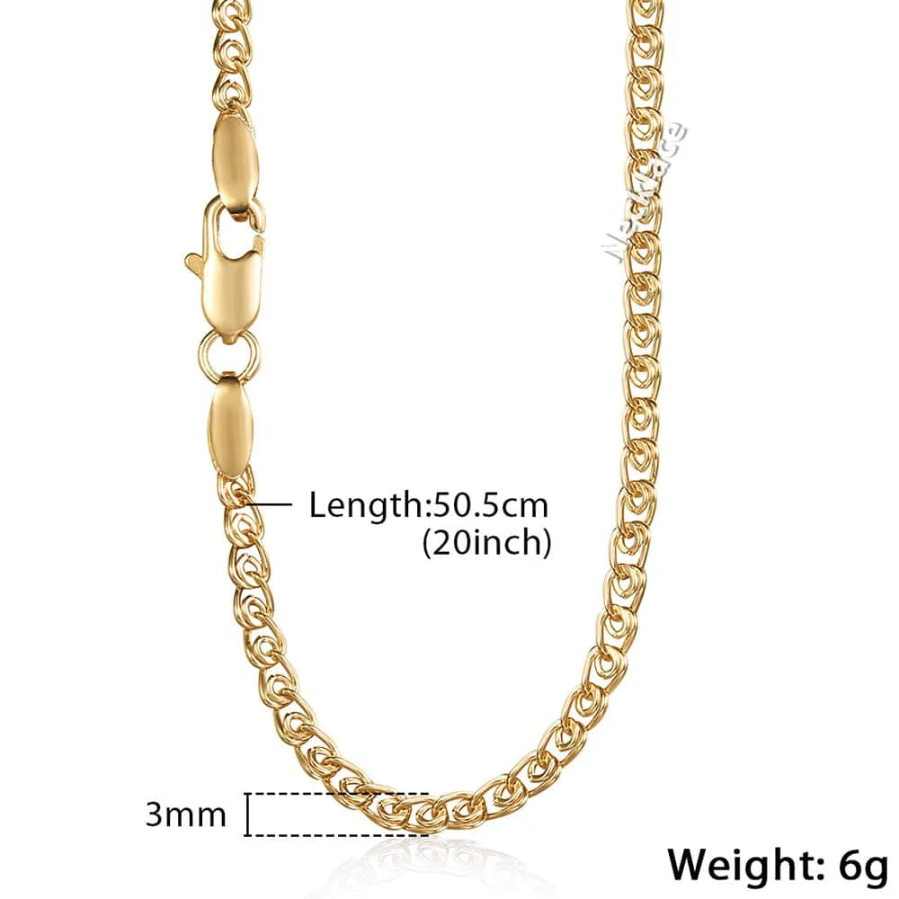 Davieslee Pendant Necklace for Women 12 Zodiac Sign Constellation Yellow Rose Gold Color Womens Necklaces Round Shaped LGPM16