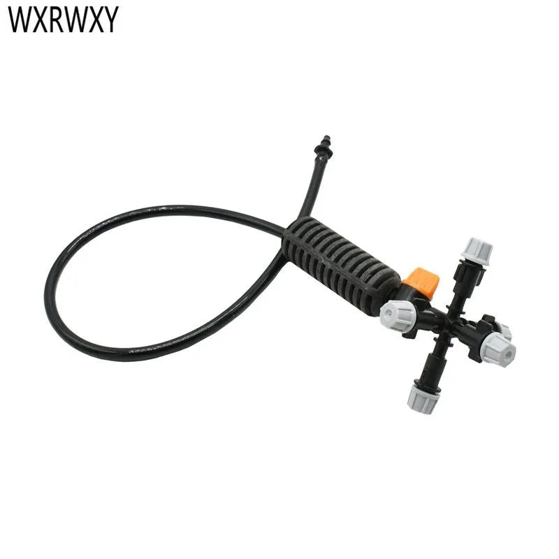 Hanging Anti Drip Misting Nozzle Cross Atomizing Nozzle Fog WATER SPRAY to Greenhouse Drip Irrigation 1set