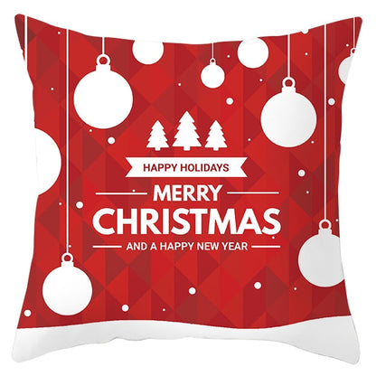 45x45cm Santa Claus Christmas Pillowcase Merry Christmas Decor for Home Christmas Ornament Xmas