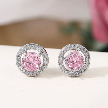 Nigerian Water Drop Cubic Zirconia Wedding Jewelry Sets Inlay Luxury Crystal Bridal Jewelry Set for Bridesmaids AS099
