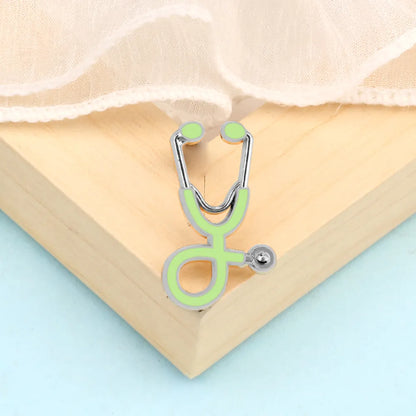 Creative 18 Styles Colorful Brooches Doctor Nurse Stethoscope Enamel Pins Medical Denim Jackets Bag Jewelry Button Badges