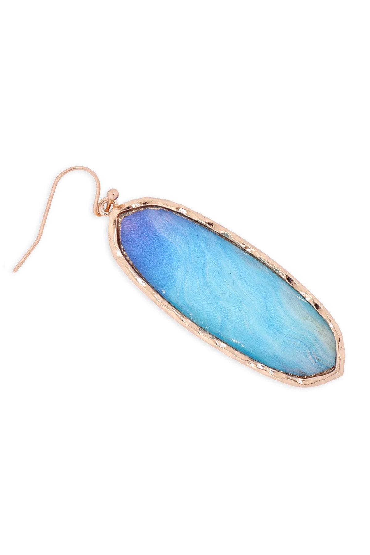 Ae0341 - Printed Epoxy Earrings