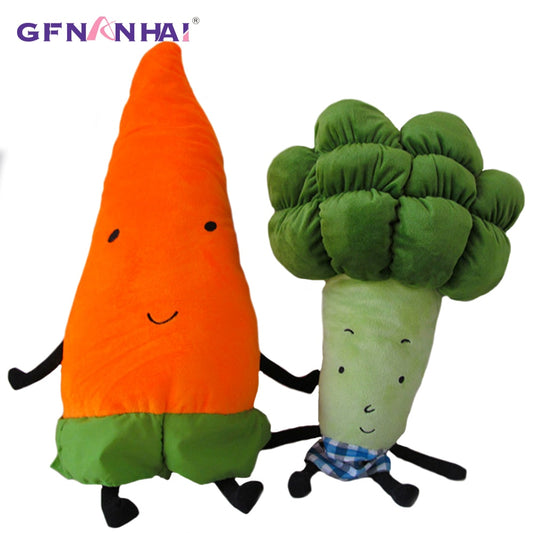 1pc 55/70cm Cartoon Vegetables Plush Toy Creative Carrot Broccoli Plush Pillow Stuffed Soft Toys for Children Kids Birthday