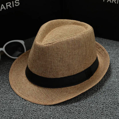 2018 England Retro Men's Fedoras Top Jazz Plaid Hat Spring Summer Autumn Bowler Hats Cap Classic Version Chapeau Hats