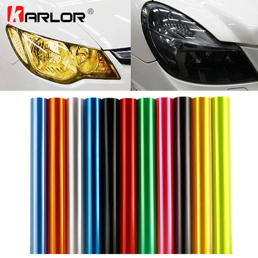 30cm X 100cm Auto Car Tint Headlight Taillight Fog Light Vinyl Smoke Film Sheet Sticker Cover Automobiles Decal Car Styling