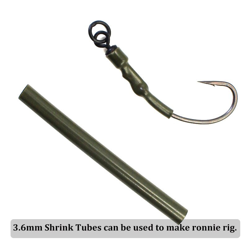 30PCS Carp Fishing Accessories Anti Tangle Sleeves Line Aligner Tube for Carp Fishing Rig Hair Ronnie Rig Terminal Tackle