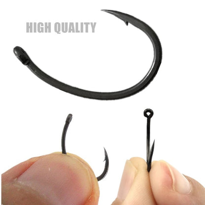 Carp Fishing Hooks for Hair Rigs Coating Curve Shank Crank  Barbed KRANK  Wide Gape  Choddy Made in Japan for Hair Rigs Boilies