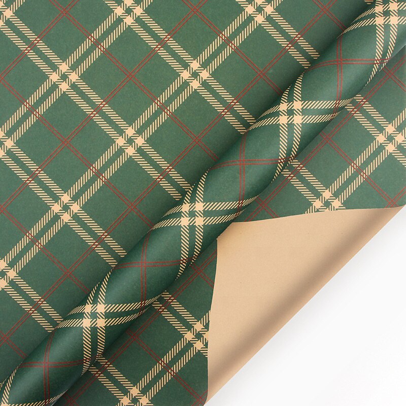 70X50cm Christmas Diy Kraft Wrapping Paper Printing Paper Christmas New Year Decoration Wrapping Paper