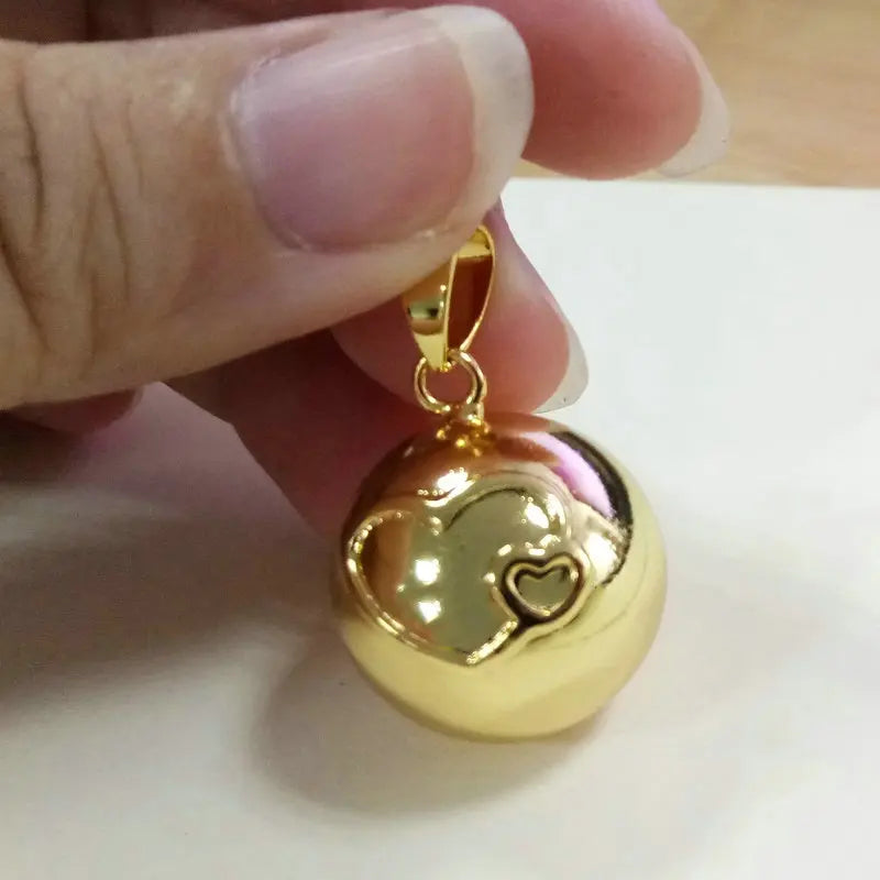 Eudora Harmony Ball Pendant Necklace Pregnancy Chime Ball Mexcian Bola Pendants Wishing Balls Fine Jewelry for Women