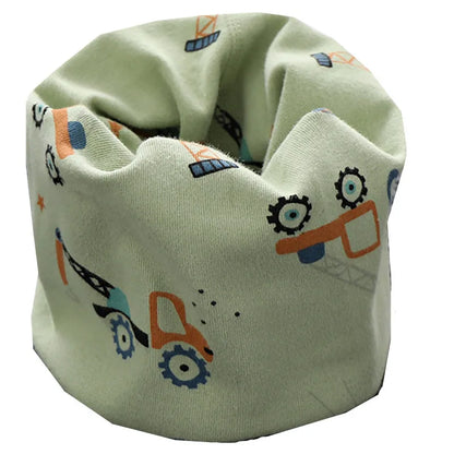 New Autumn Winter Girls Cotton Scarf Kids Scarf Bibs LIC Boys Girls Scarves Lovely Kids Collar Children Bufandas O Ring Scarf