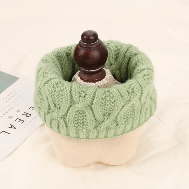 VISROVER Girls Boys Knitted Lic Scarf Baby Kids Snood Ring Infinity Cashmere Scarfs Loop Neck Circle Warm Scarves Neckerchief