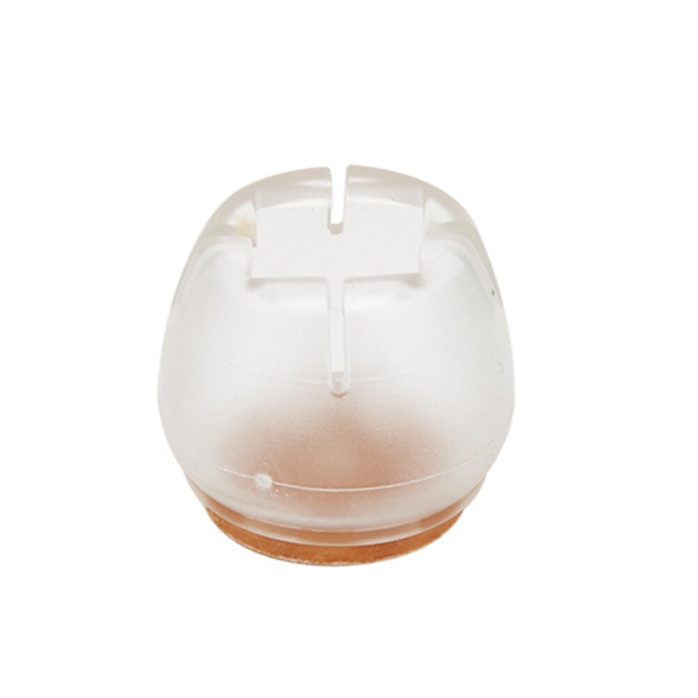 10pcs/Set Transparent Silicone Rectangle Square Round Chair Leg Caps Feet Pads Furniture Table Feets Wood Floor Protect Supplies