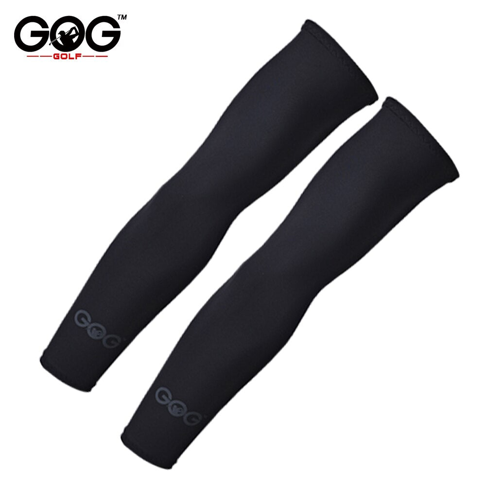GOG Golf Sleeves Cooling Lycra Arm Sleeves Sun Protective UV Cover Sport Ridding