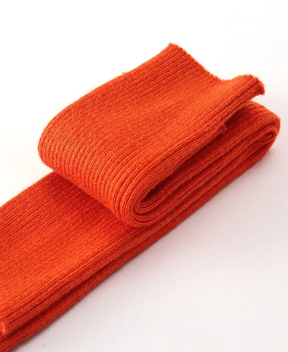 Sparsil Women Winter Arm Warmers Cashmere Fingerless Long Gloves Solid Warm Mittens Elbow Thread Knitted Sleeves 50cm Glove