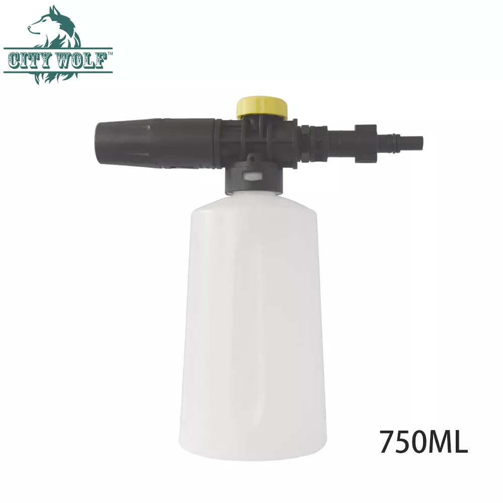 Car Wash Snow Foam Nozzle 750ML Soap Sprayer Bottle for Black&Deck AR Makita Bosch High Pressure Washer Car  Accessories