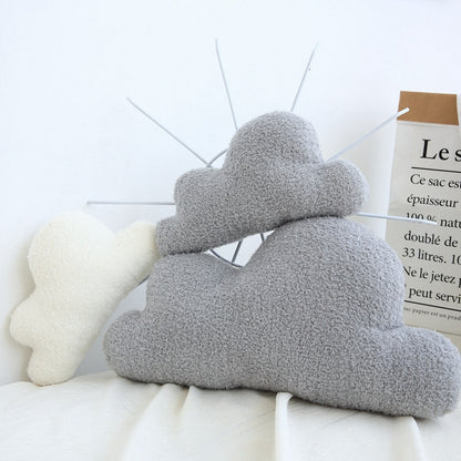 Cute 3 Sizes Cloud Shaped Pillow Cushion Stuffed Plush Toy Bedding Baby Room Home Decoration
