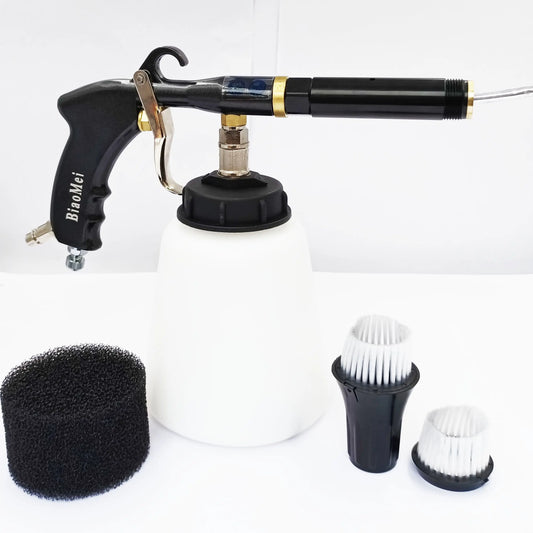 Z-020 Black Tornado Air Regulator Big Japanese Steel Bearring Tube Car Detailing Cleaning Tornador Gun