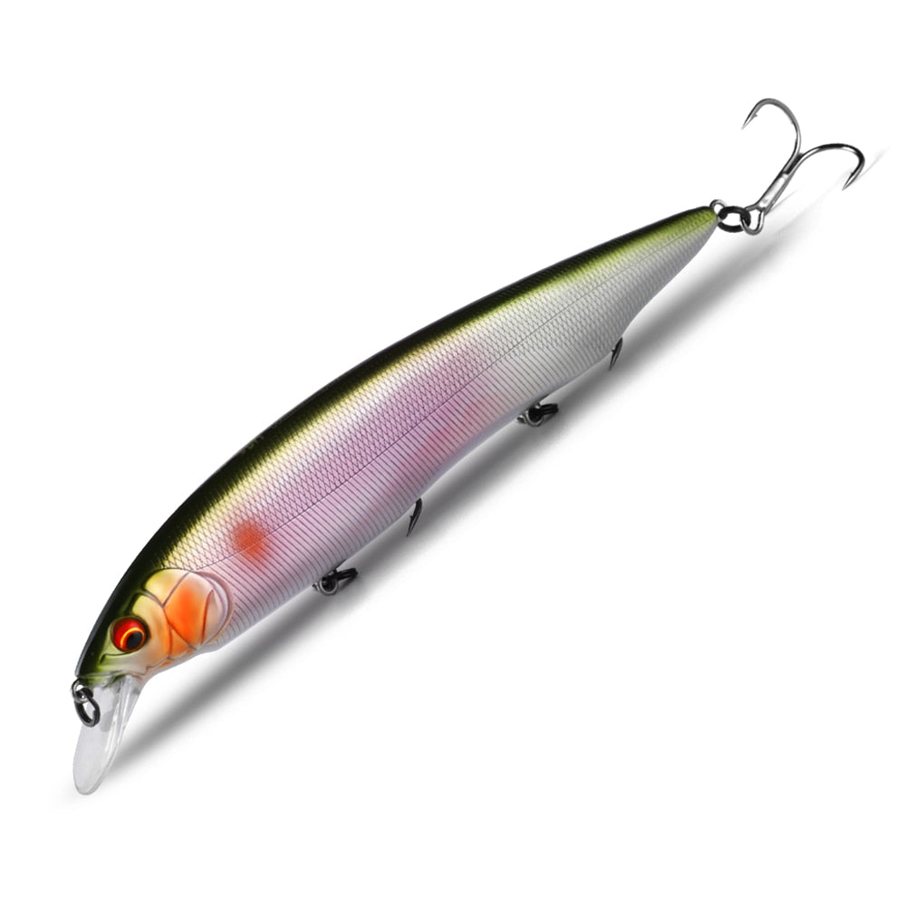 BEARKING 160mm 30g Hot Fishing Lures Assorted Colors Minnow Crank Tungsten Weight System Wobbler Model Crank Artificial Bait