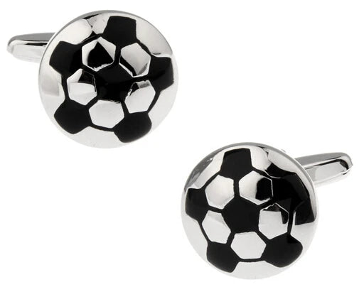 Men's Cufflinks Sport Series Rugby Golf Football Tennis Design Cuff Links for Men Copper Quality