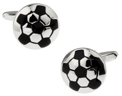 Men's Cufflinks Sport Series Rugby Golf Football Tennis Design Cuff Links for Men Copper Quality