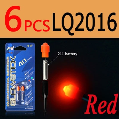 ICERIO 6PCS Electronic Light Sticks Night Fishing Float Rod Light Water Proof Fish Gathering Glow Lamp Lights Luminous Sticks