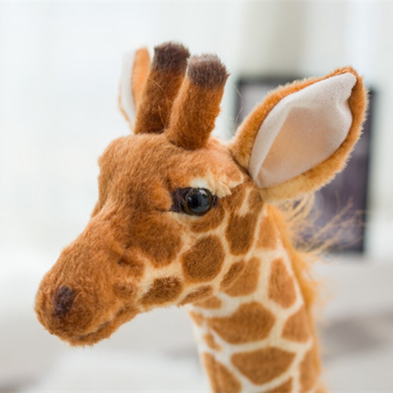 Huge Real Life Giraffe Plush Toys Cute Stuffed Animal Dolls Soft Simulation Giraffe Doll Birthday Kids Toy Bedroom Decor