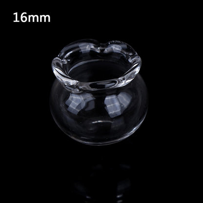 1PCS 1:12 Pet a Glass Bowl for Fish Tank Pole Nets Dollhouse Miniature 1/12 Doll House Decor Accessories