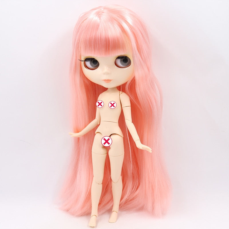ICY DBS Blyth Doll No.3 Glossy Face White Skin Joint Body Special Price 1/6 BJD To