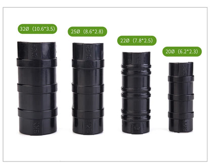 Tewango 50pcs-Pack Greenhouse Frame Pipe Tube Clip Film Net Shade Sails Clamp 20mm/22mm/25mm/32mm Garden Tools